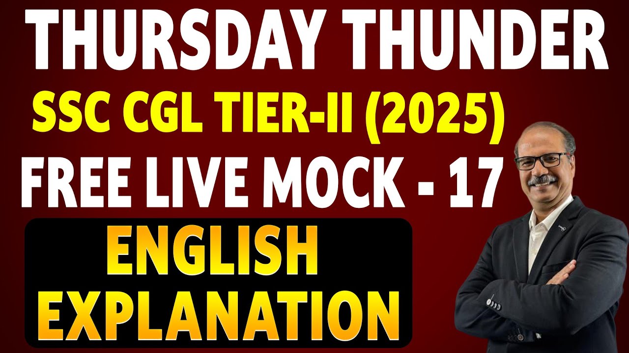 TIER-II ALL INDIA LIVE MOCK-17 ENGLISH EXPLANATION by JAIN SIR || EVEREST COACHING POINT