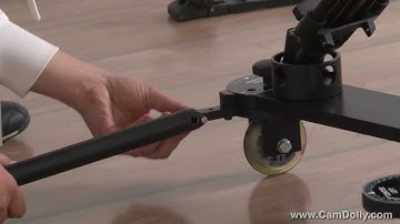 CamDolly assembly: 3-leg Doorway Dolly with T-bar