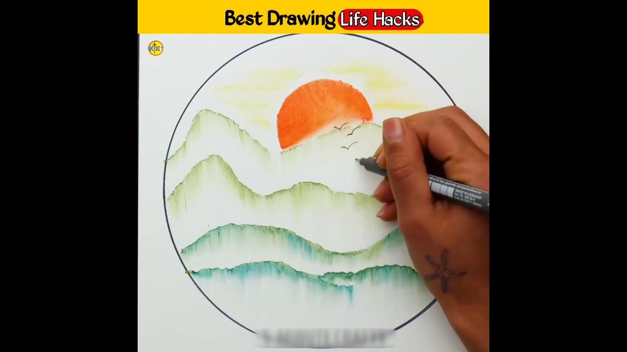Best Drawing Life Hacks Life Hacks🖌️🤯 shorts viral YouTube