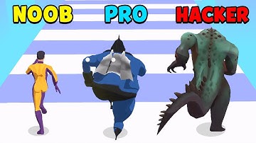 NOOB vs PRO vs HACKER - Power Rush 3D