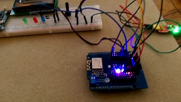 Amazon Echo and ESP8266 controlling LEDs