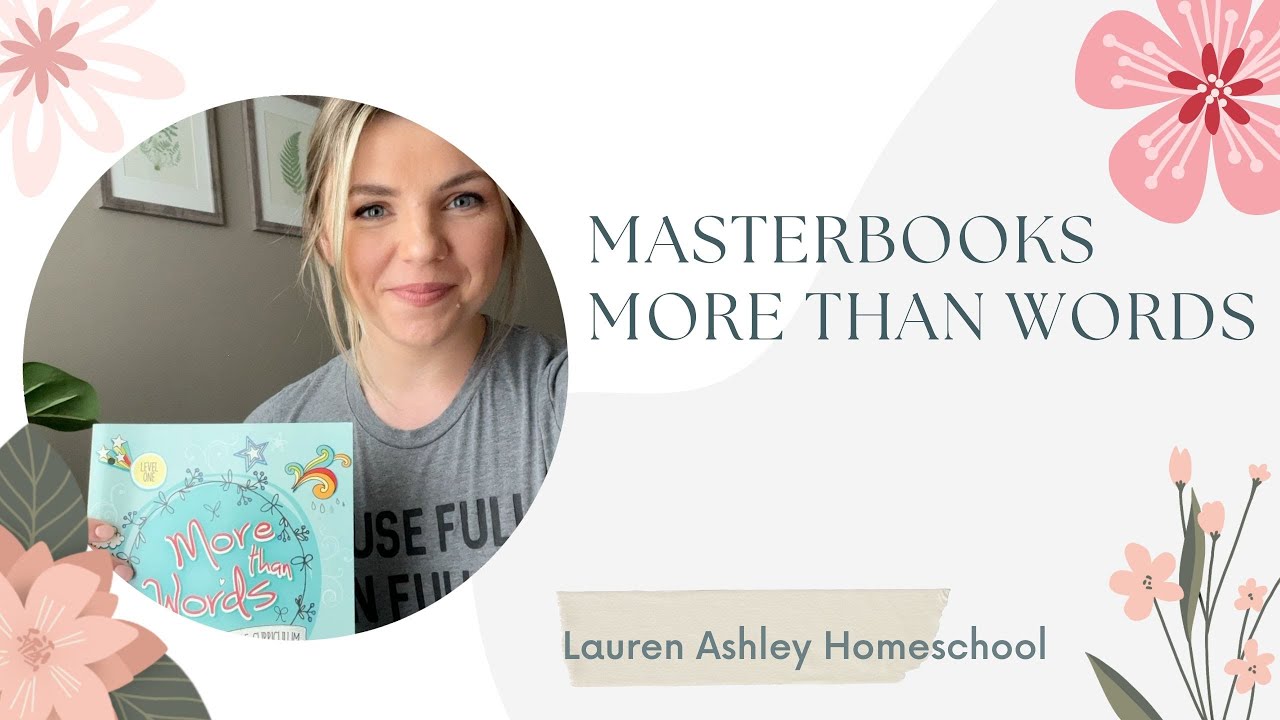 Masterbooks More Than Words Level One Review - YouTube