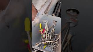 Would you trust this to power your garage? 😳⚡#electricalwork #electrician #sparkylife #electrical