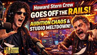 Howard Stern Crew Goes OFF THE RAILS: Audition Chaos &amp; Studio Meltdown | The Howard Stern Show