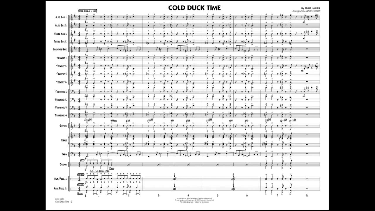 Cold Duck Time Chart