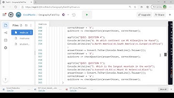 GCSE DIGITAL TECHNOLOGY: UNIT 5- How to create a very simple multiple choice quiz in C# with scores.