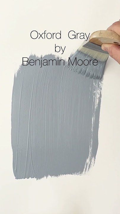 Oxford Gray by Benjamin Moore is an amazing blue/gray paint color that’s perfect for your home.