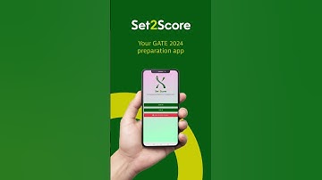 GATE 2024 : Explore Set2Score, Your Free Exam Prep Companion