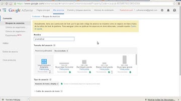Poner anuncios en tu blog o página web de google adsense (3): Obtener el cógido html/javascript
