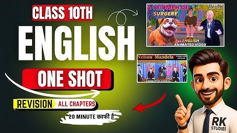 CLASS 10th ENGLISH ONE SHOT REVISION || ANIMATED || ALL CHAPTERS/FULL SUMMARY/EXPLANATION 2025-26