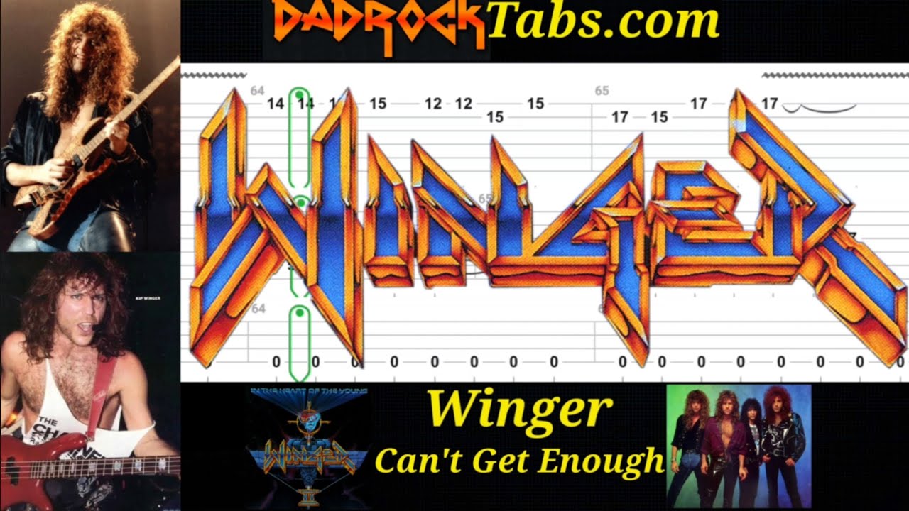 Can't Get Enough - Winger - Guitar + Bass TABS Lesson - YouTube