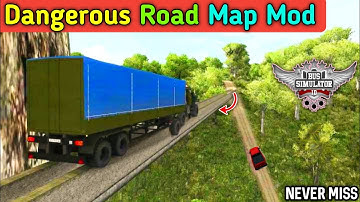 Map Mod Bussid 3.7- New Dangerous Road Map Mod for bus simulator |map mod Bussid| AS gaming 295