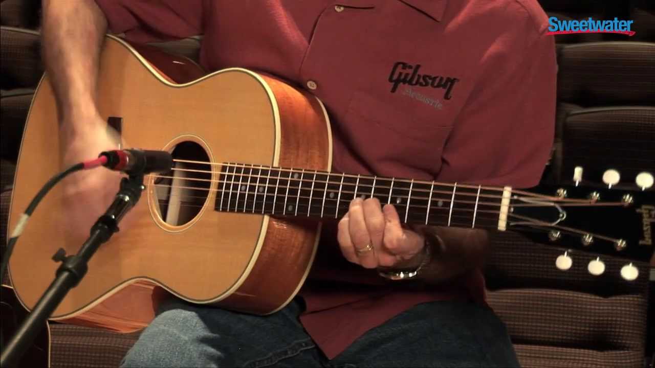 Gibson Acoustic LG-2 American Eagle Acoustic-electric Guitar Demo -  Sweetwater Sound