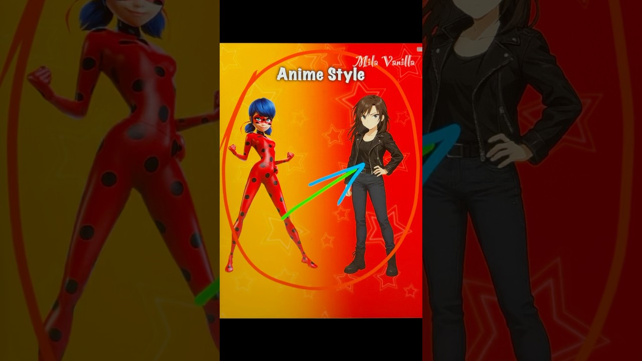 Ladybug Miraculous in Anime Style | Anime Style Week