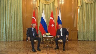 Poutine appelle l'Europe à remercier la Turquie pour le transit ininterrompu du gaz russe | AFP