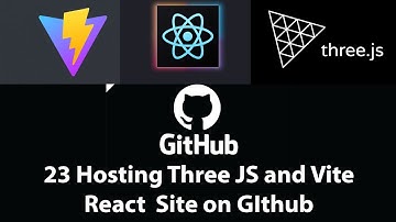 23 Hosting three js vite react website on github pages