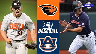 #3 Oregon State vs #14 Auburn Highlights | Super Regional Game 2 | 2022 College Baseball Highlights