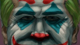 Joker Jeffrey Epstein Halloween Painting