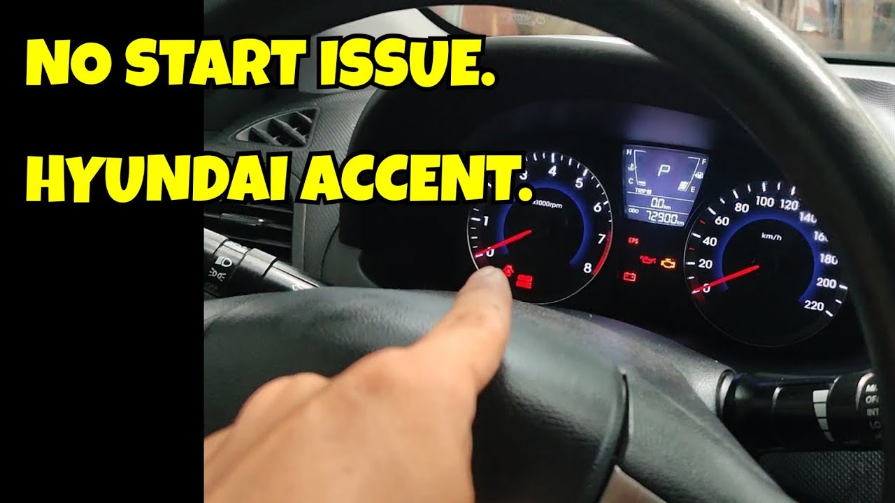 HYUNDAI ACCENT NO START ISSUE. - YouTube