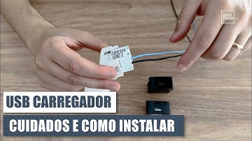 Instalação USB Carregador para Caixa de Tomada