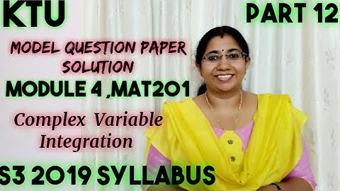 S3 Model Question paper solution|S3(2019) MAT201 Module 4|S3(2015) MA201 module3,4|KTU|BTech Part 12