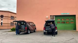 Volkswagen Amarok og Volkswagen Transporter med Smartfloor