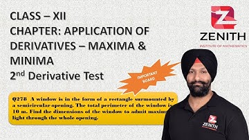 A window is in the form of a rectangle surmounted by a semicircular opening. The total perimeter....