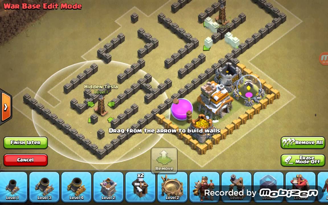 Clash of Clans (epic maze run base)