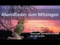 Abendlieder zum Mitsingen