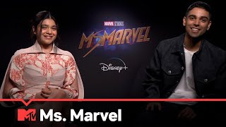 Ms. Marvel: Iman Vellani & Rish Shah Talk Superpower Changes & Dream Ironheart Team Up | MTV Movies