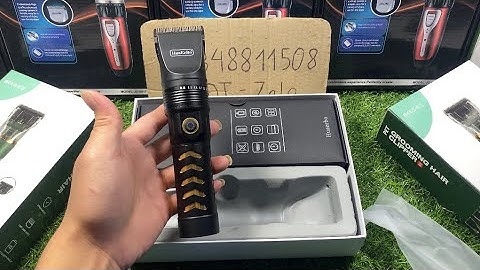 Tông Đơ Cao Cấp Huber B68 Với Thiết Kế Kim Loại Nguyên Khối , Máy Có Chế Độ Turbo Và Full Phụ Kiện