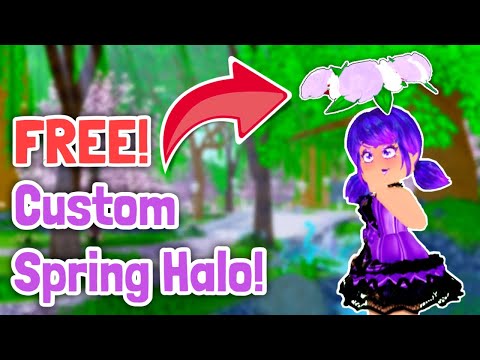 How To Make A Free Custom Spring Halo Royale High Outfit Hacks - sunset island roblox royale high background