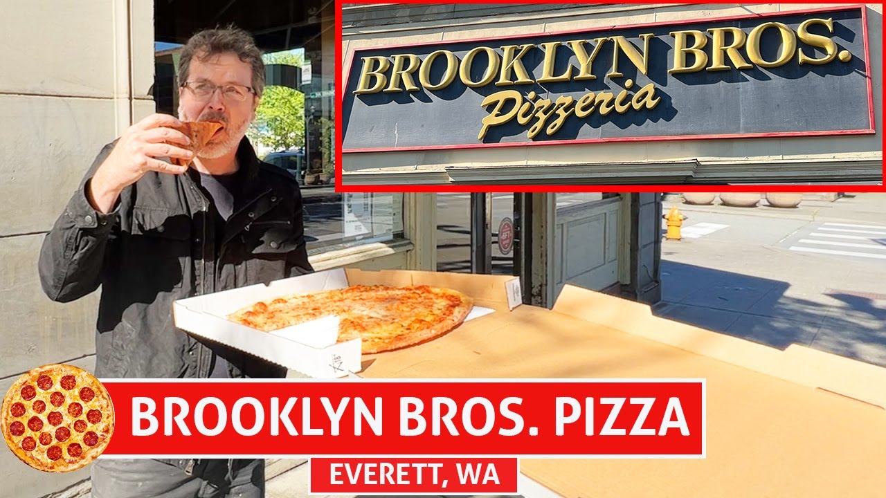 Brooklyn Bros Pizza Everett, WA Right On Pizza Review YouTube