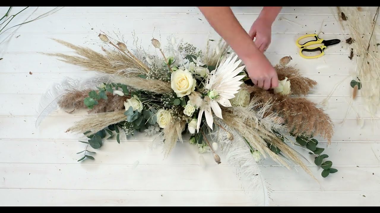 1/6* Wedding Bouquet Bridal Posy Wet Foam Flowers Floral Holder-Decoration
