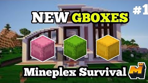 I Created New GBOXES In Mineplex Survival!