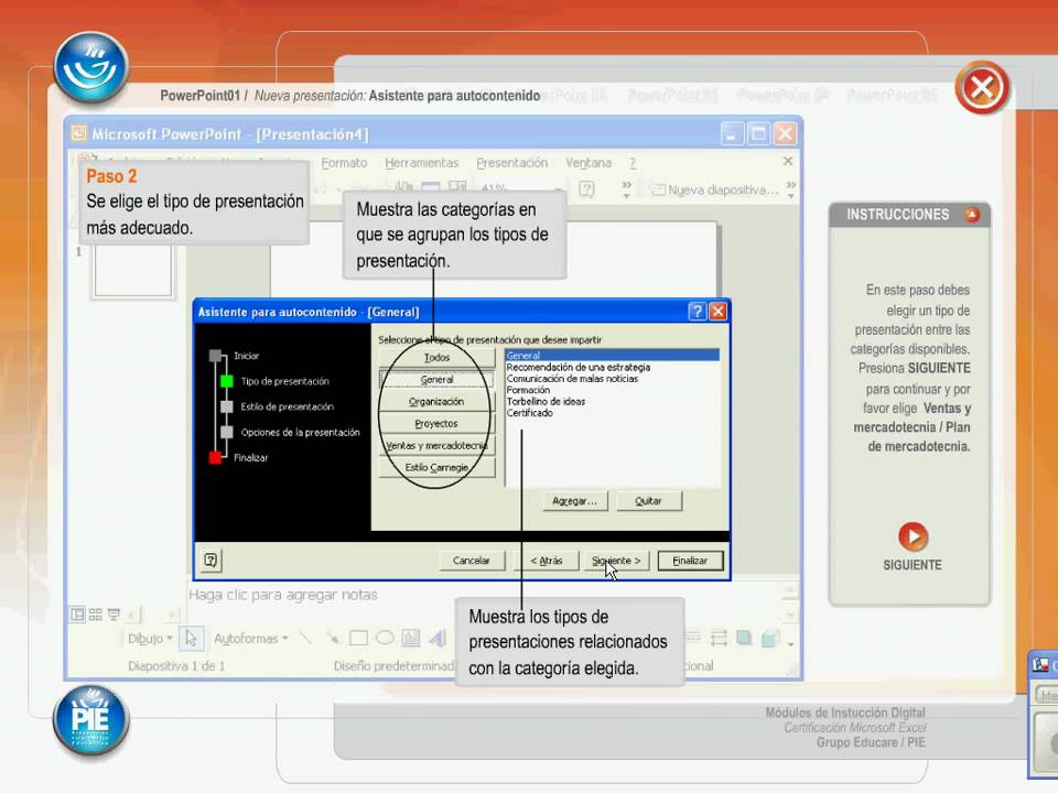 PowerPoint 01 Nueva Presentación Asistente para Autocorrección - YouTube