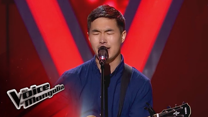 Sodnomdarjaa.N - "Nud chin hair haruulna" - Blind Audition - The Voice of Mongolia 2018