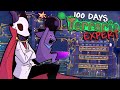I Spent 100 Days in Terraria Expert Mode