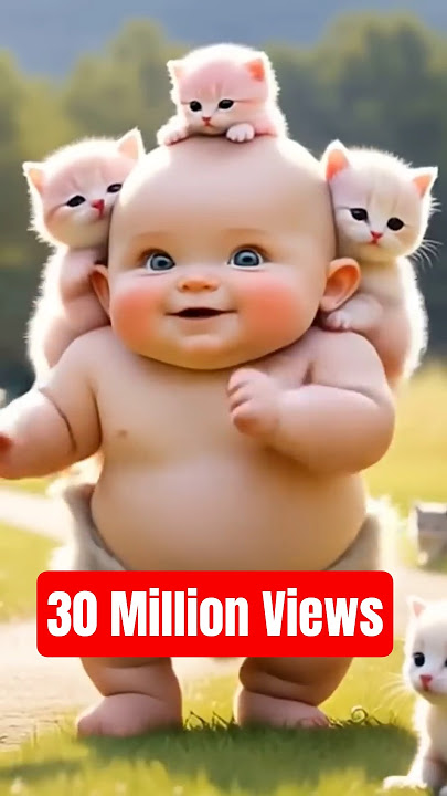 Cutest Baby Dance compilation with cute cats