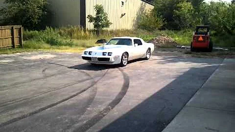 1979 Pontiac Trans Am Firebird burnout.