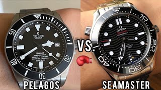 MIGHTY $4K DIVE WATCH SHOWDOWN! Tudor Pelagos vs. Omega Seamaster