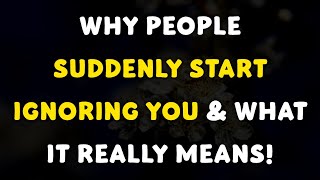 Why People Suddenly START Ignoring You & What It Really Means! | Psychology Facts | @mindfactus 