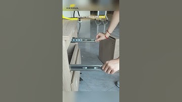 Master 3-Section Drawer Slide Installation ✨ #Ficgoal drawer slides#factory #drawer slides#hinges