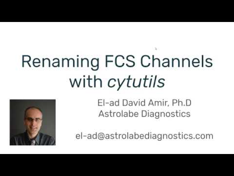 Renaming FCS Channels with cytutils