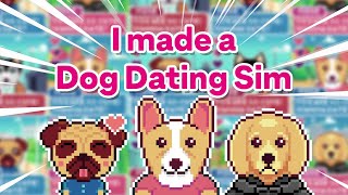 Can I make a Cute Dog Dating Sim? - LOWREZJAM 2021 Devlog