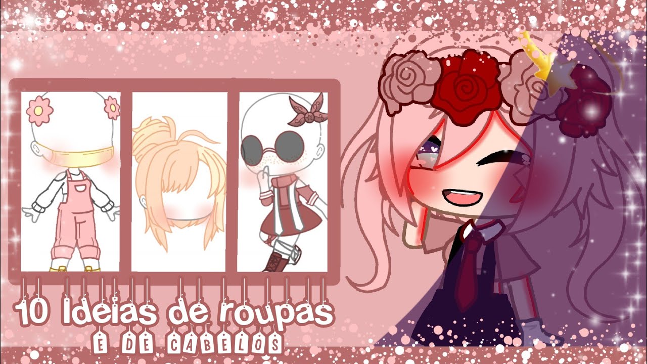 ideias de cabelo no gacha no x