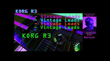 Korg R3 Vintage Leads Digital VA Synthesizer Radias Rik Marston