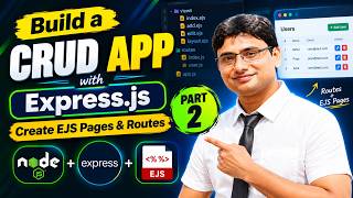 Build a CRUD App with Express.js | Create EJS Pages & Routes — Part 2