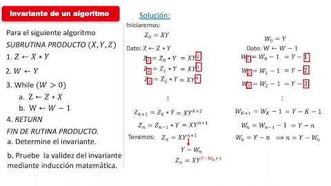Invariante de un algoritmo 03
