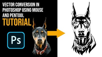 Converting Dog into vector Tutorial (photoshop)